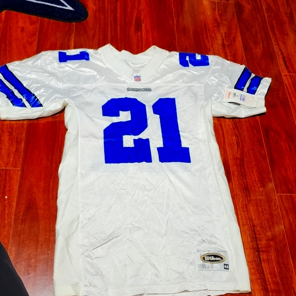 Vintage Wilson #21 Deion Sanders Jersey with tags